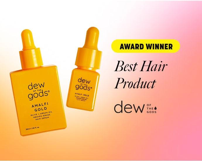 Best Hair Product-DEW OF THE GODS Amalfi Gold Hair Serum