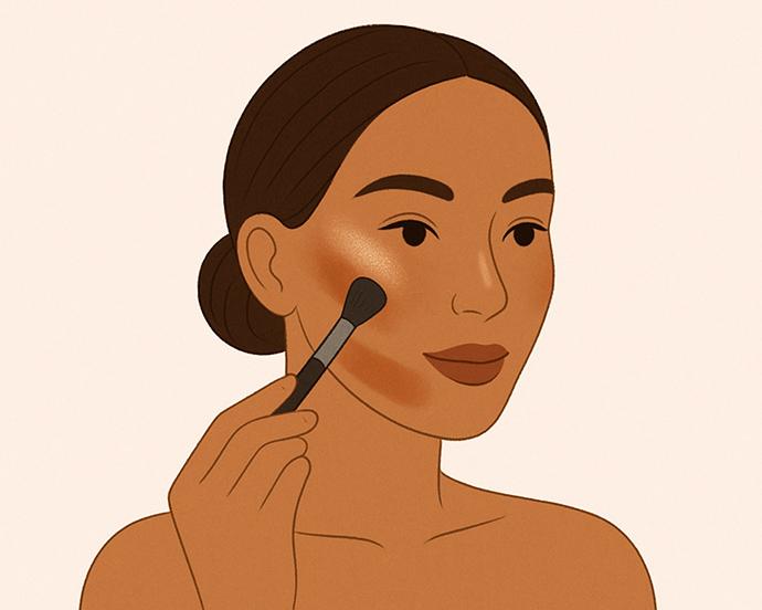 Step-5-Finish-with-Highlighter-Bronzer-how-to-contour