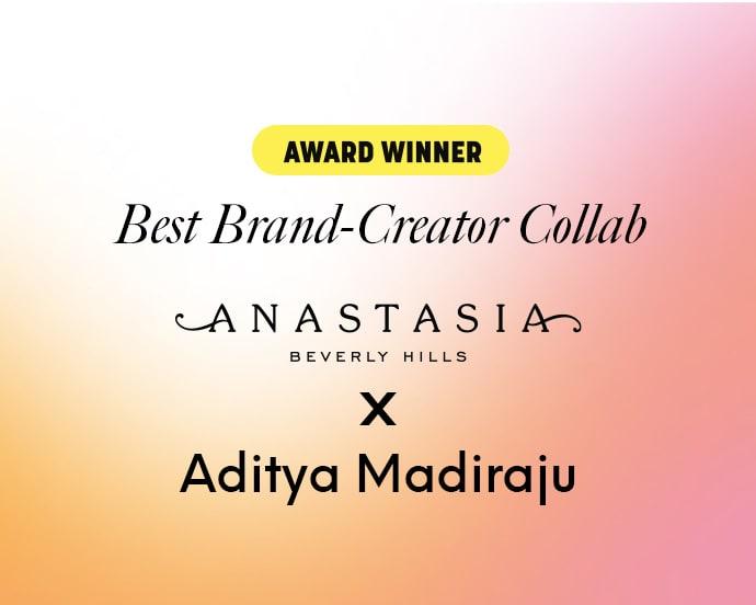 Best Brand-Creator Collab-ANASTASIA BEVERLY HILLS x Aditya Madiraju