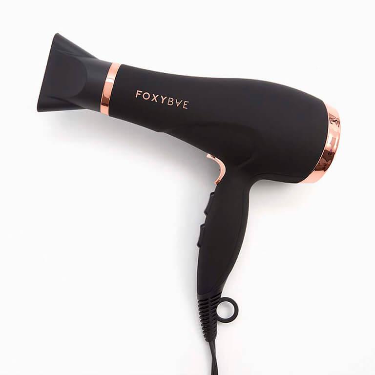 An image of FOXYBAE Rose Gold Blomance Hair Dryer Desktop