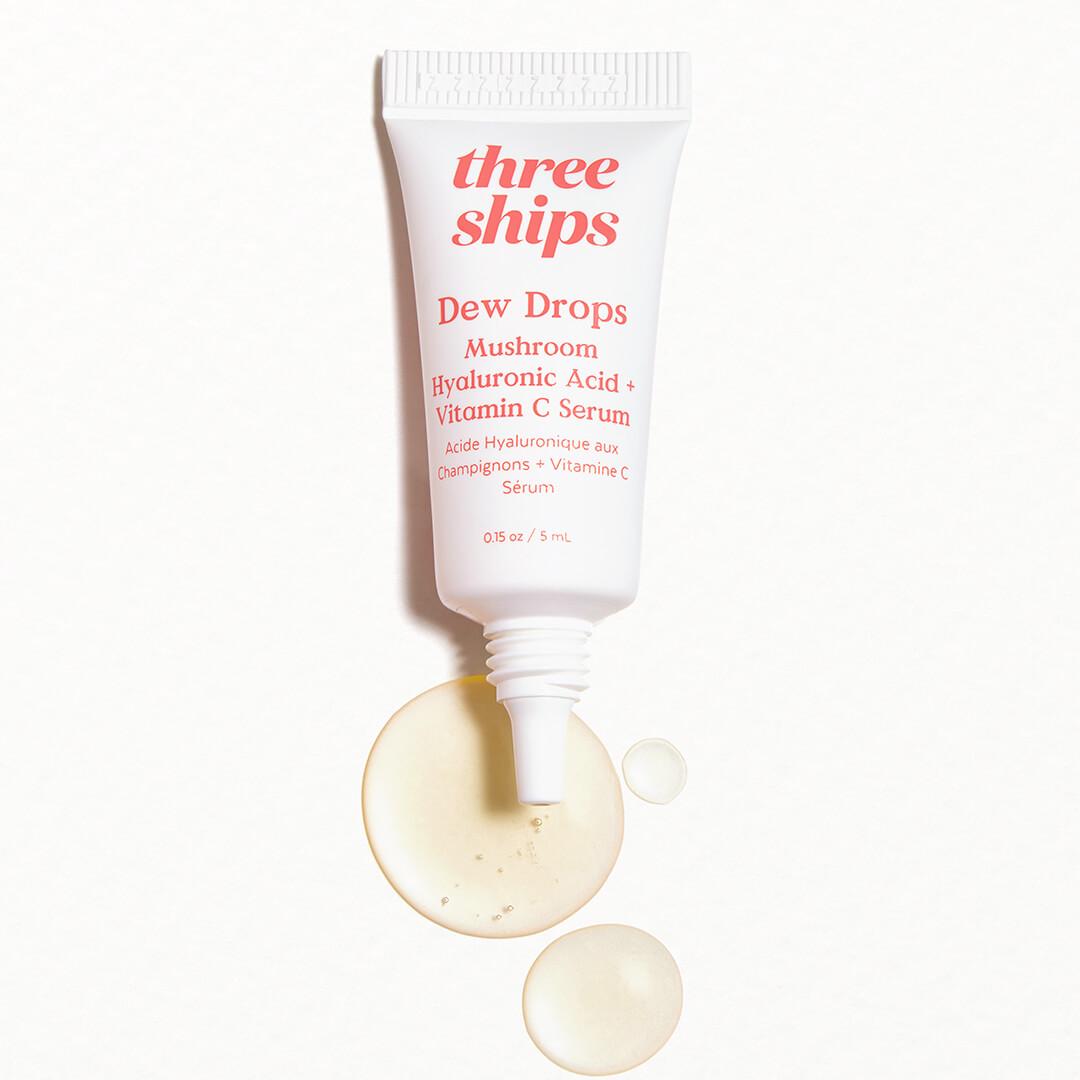 THREE SHIPS Dew Drops Mushroom Hyaluronic Acid + Vitamin C Serum Mobile