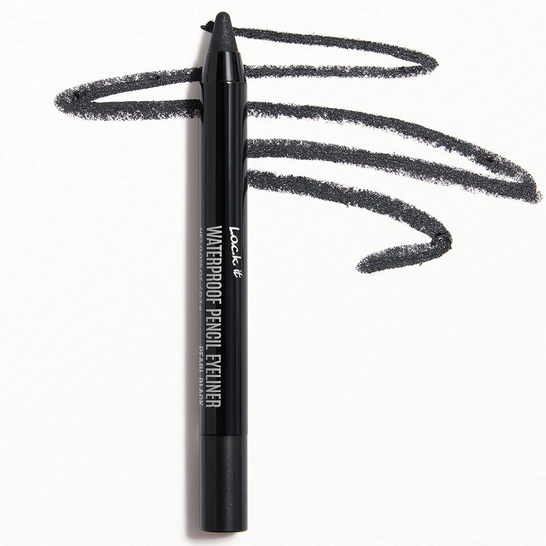L.O.C.K. COLOR Waterproof Pencil Eyeliner in Pearl Black Desktop