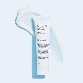 Neon & Co Hair & Scalp Mask nourishes your hair and scalp. Mobile