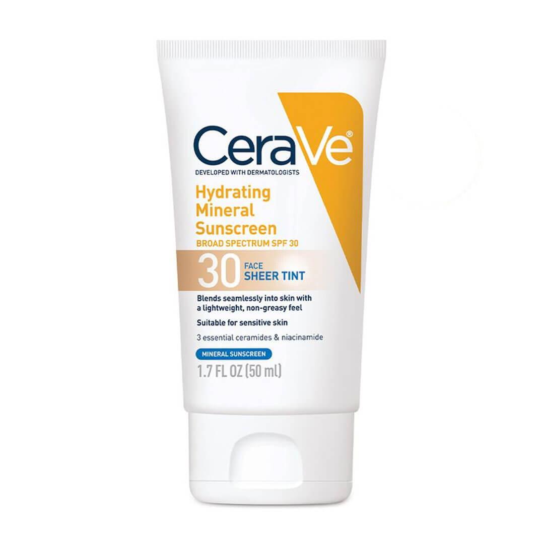CERAVE Hydrating Mineral Sunscreen SPF 30 Face Sheer Tint Desktop