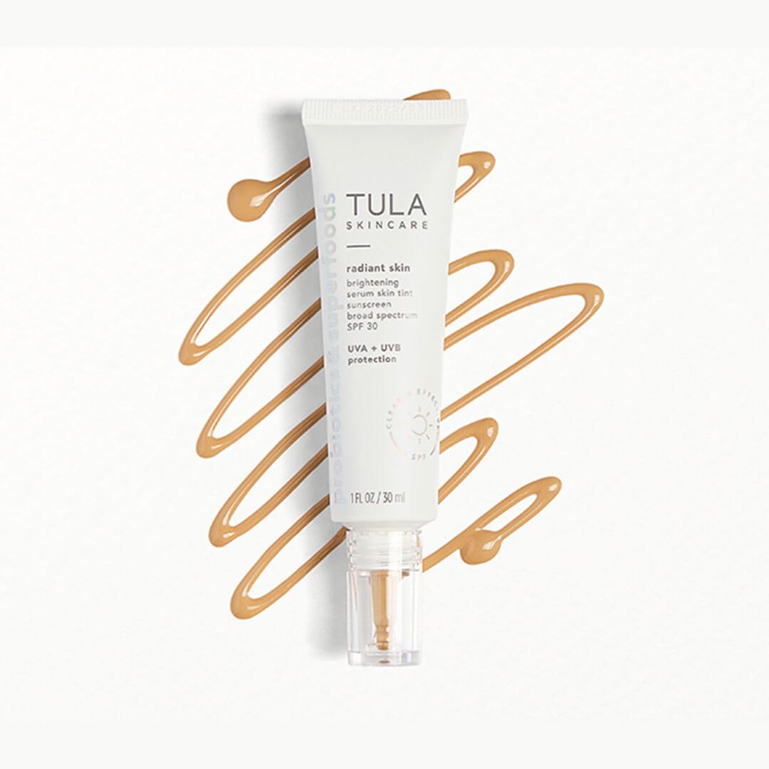 TULA SKINCARE Radiant Skin Brightening Serum Skin Tint with SPF 30 Desktop