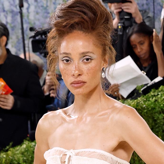 Adwoa Aboah attends the 2026 Met Gala celebrating "Costume Art" at Metropolitan Museum of Art on May 04, 2026 in New York City.