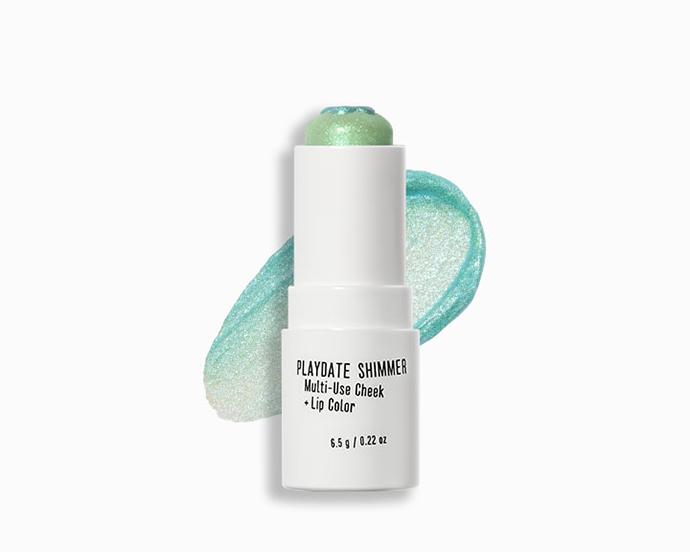 frosted-makeup-trend 04 AF94 Playdate Shimmer Multi-Use Cheek + Lip Color in Backpetal