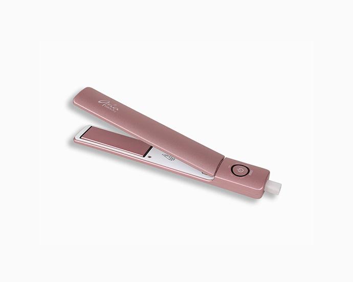 ARIA BEAUTY Slim Hair Straightener in Rose Gold