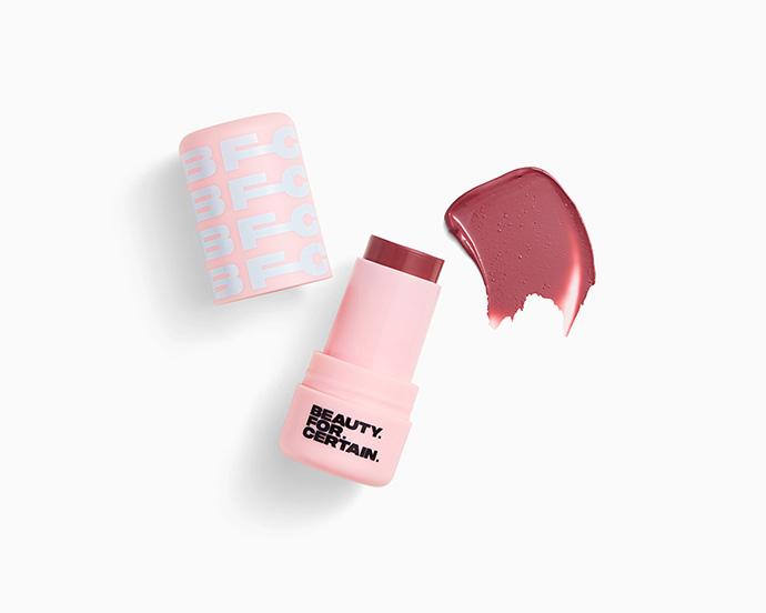 BEAUTY FOR CERTAIN Lip Cheek Bar Strawberry Sorbet