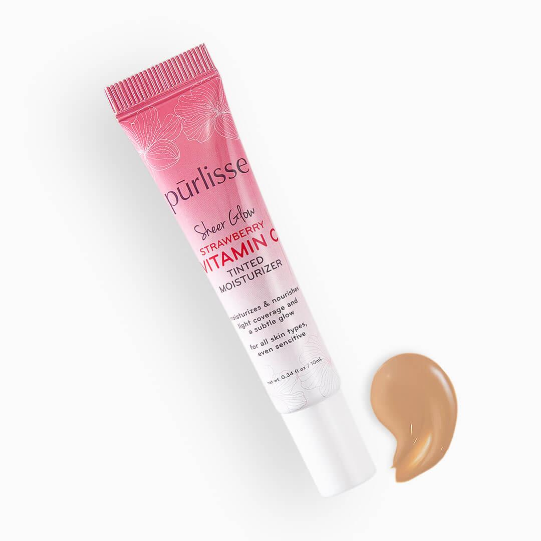 PURLISSE BEAUTY Sheer Glow Strawberry Vitamin C Tinted Moisturizer