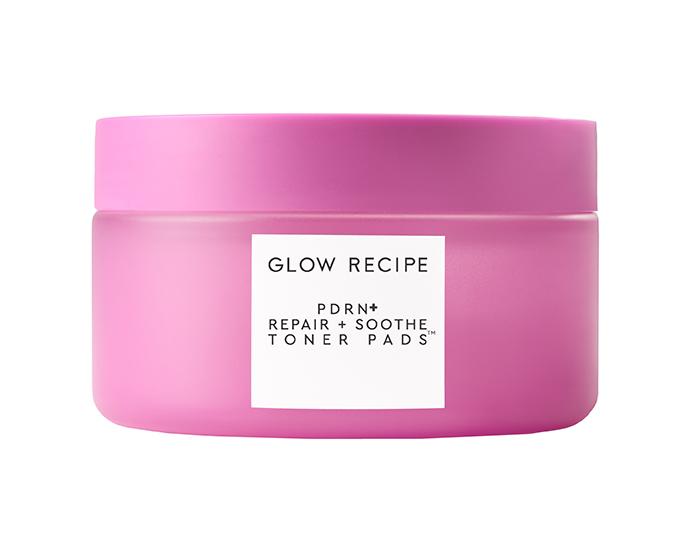 GLOW RECIPE PDRN+ Repair + Soothe Korean Toner Pads what-is-pdrn-skincare