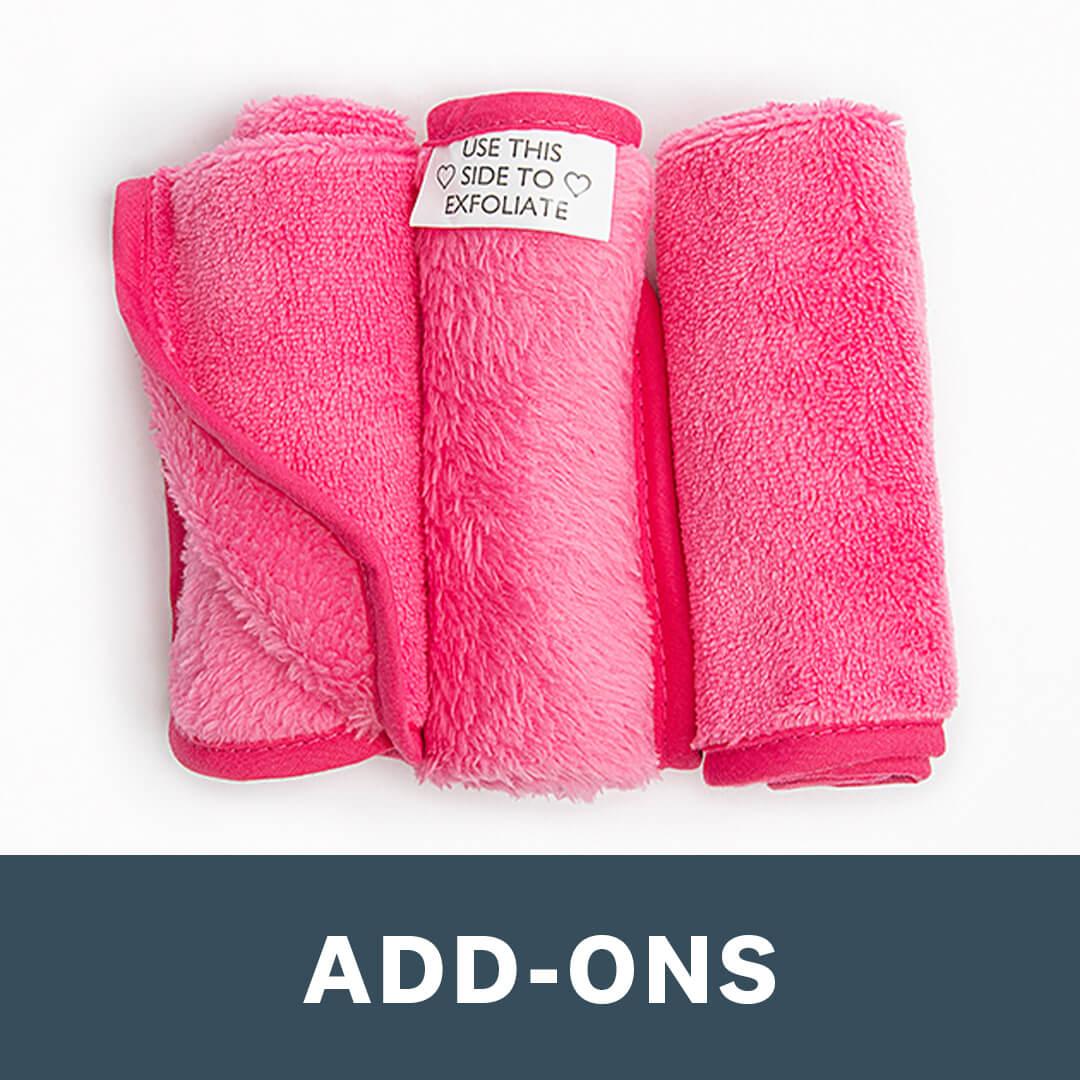 THE VINTAGE COSMETIC COMPANY Make-Up Removing Cloths in Pink Desktop