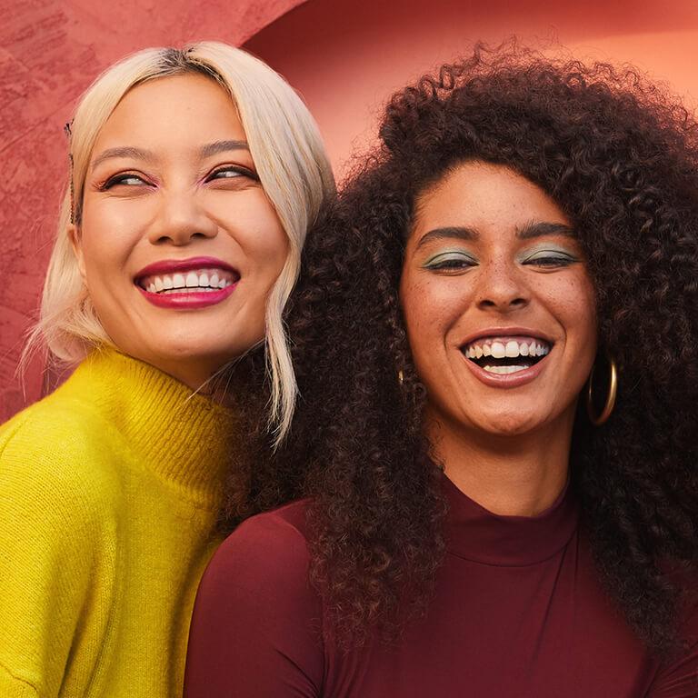 IPSY November 2019 Glam Bag and 2 models smiling Mobile