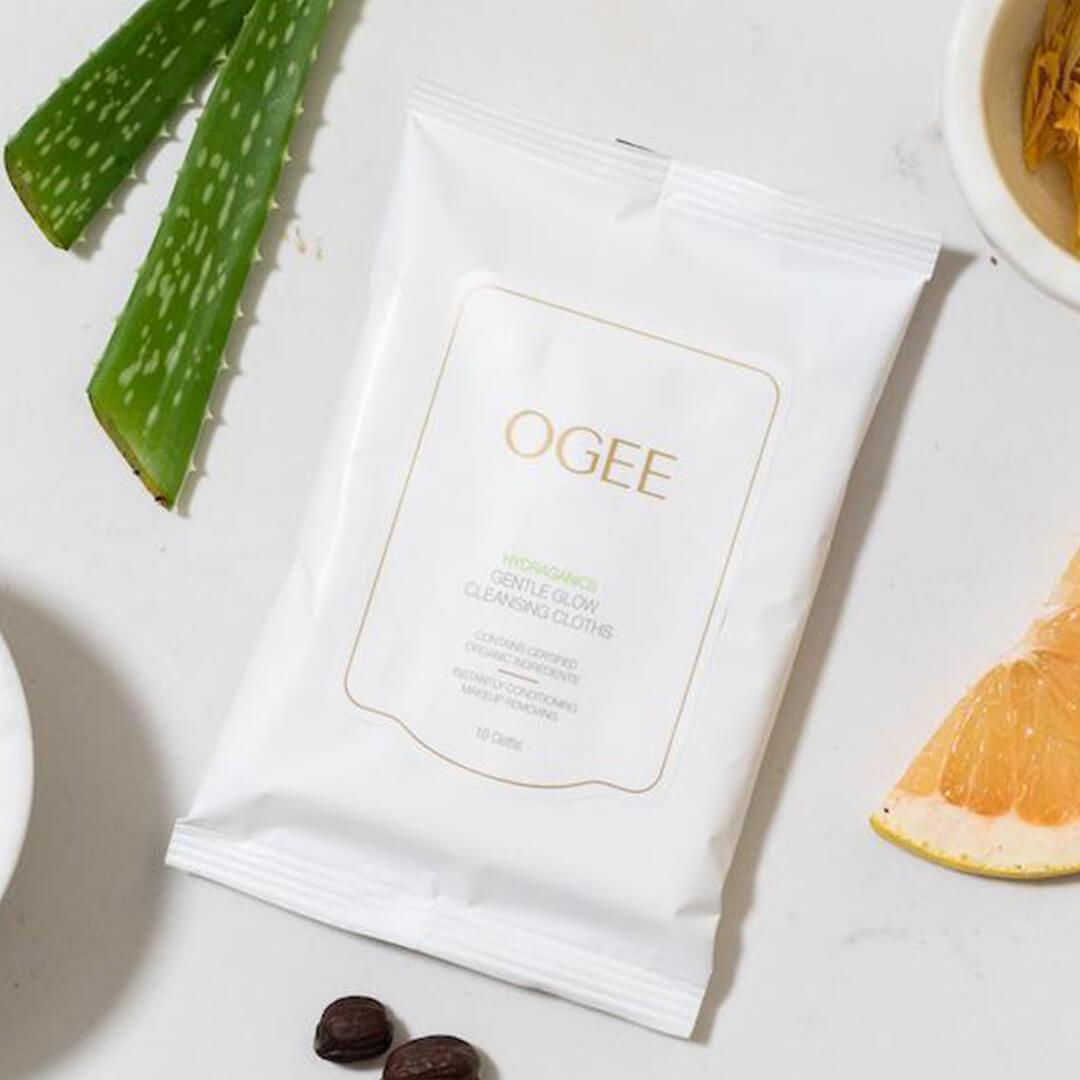 OGEE LUXURY ORGANICS Gentle Glow Cleansing Cloths Mobile