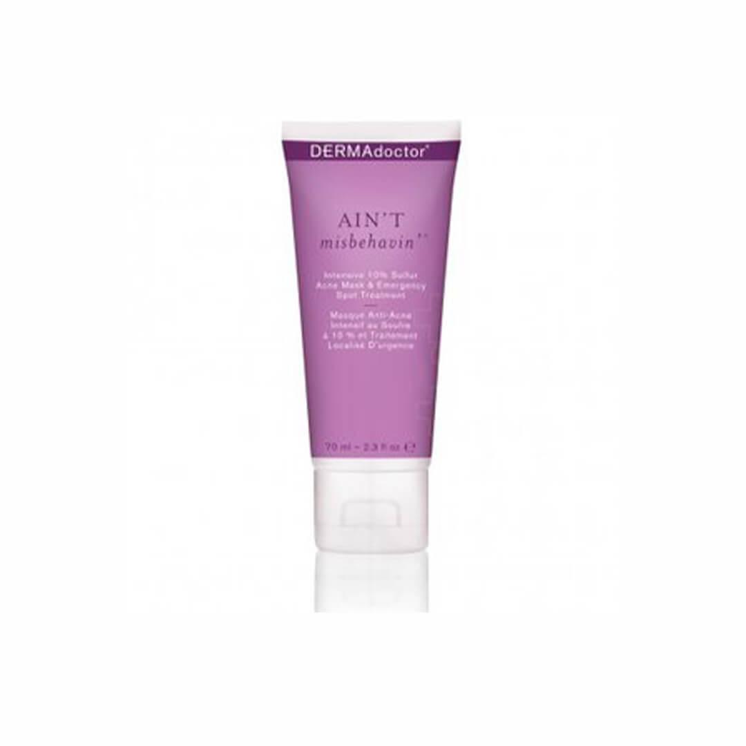 DERMADOCTOR Ain’t Misbehavin’ Intensive 10% Sulfur Acne Mask & Emergency Spot Treatment Desktop