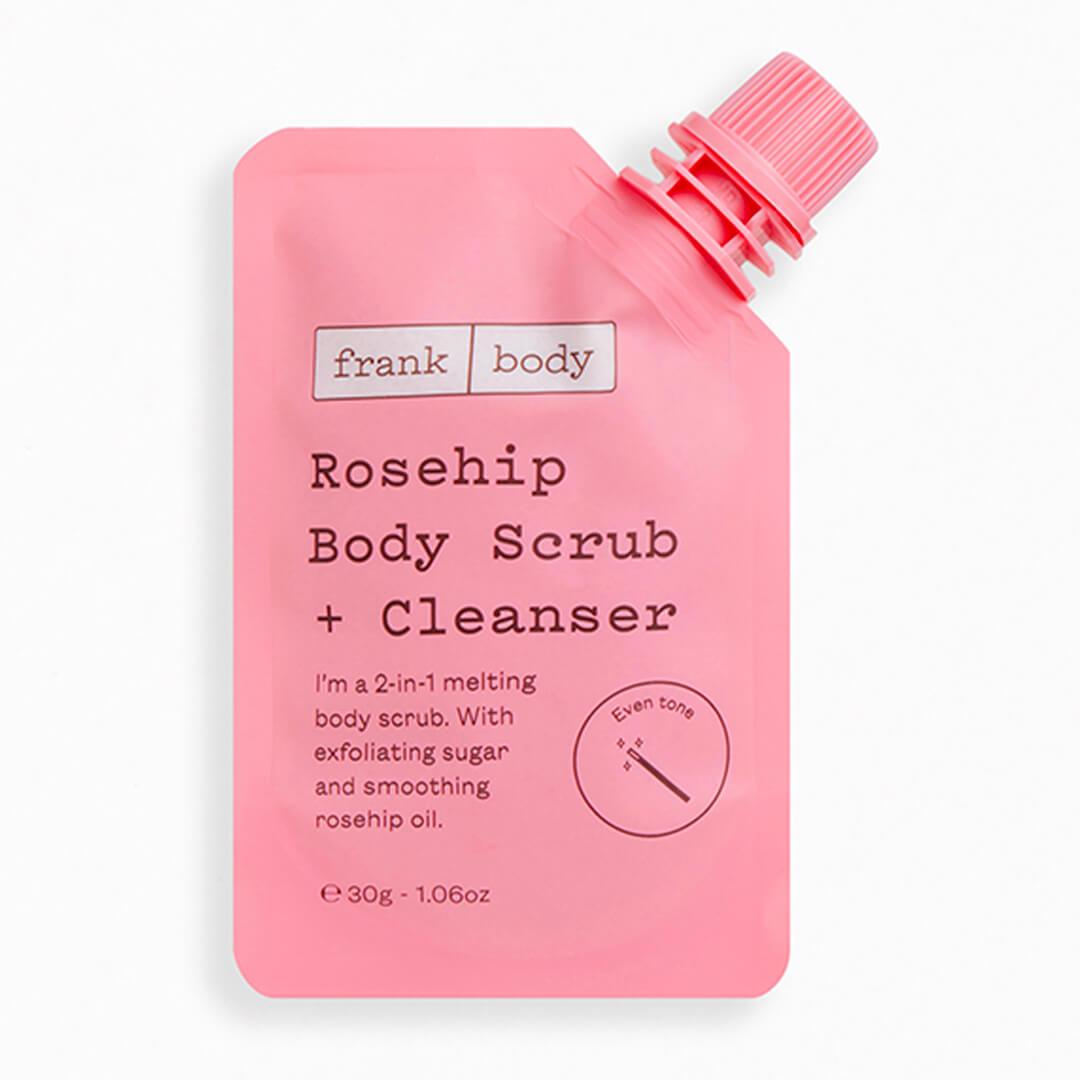 FRANK BODY Rosehip Body Scrub and Cleanser Mobile