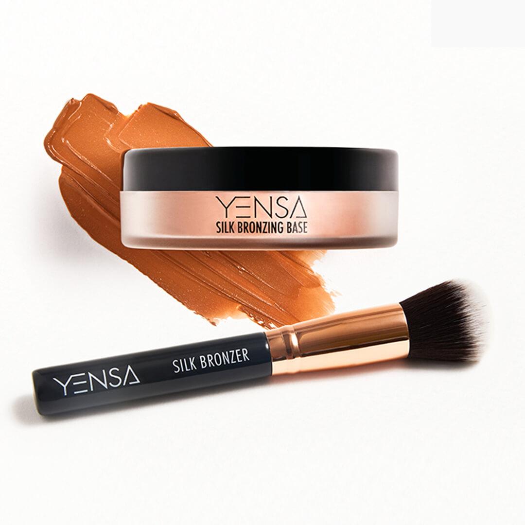 YENSA Silk Bronzing Base and Brush Mobile