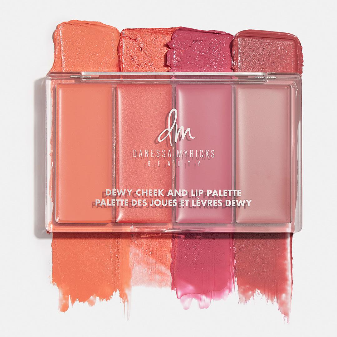 DANESSA MYRICKS Dewy Cheek & Lip Palette in Dew it Flirty Desktop