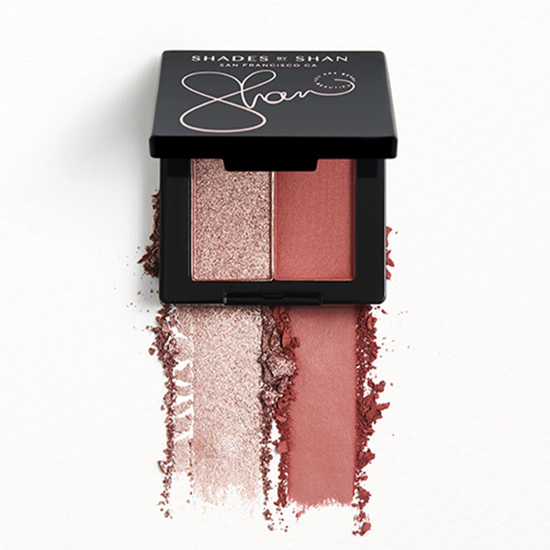 SHADES BY SHAN Eyeshadow Duo in Pinot and Taffy Mobile