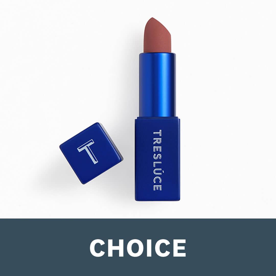 TRESLÚCE BEAUTY Empower Me Matte Lipstick in Nudey Pink Mobile