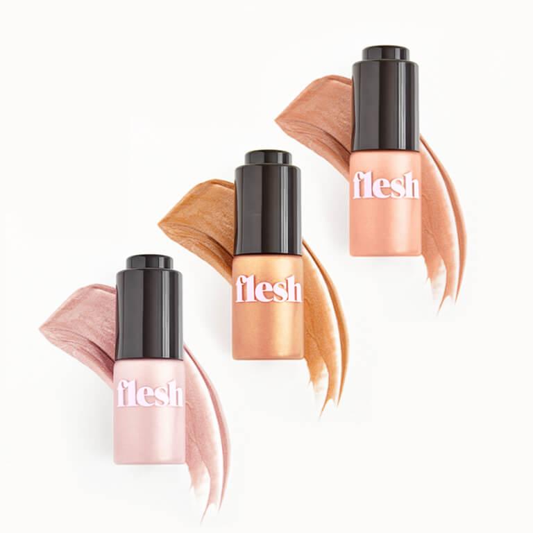 Ipsters signed up to receive a January Glam Bag Plus might receive FLESH Ripe Flesh Glisten Drops in Aura, Whisper, or Candleglow Desktop