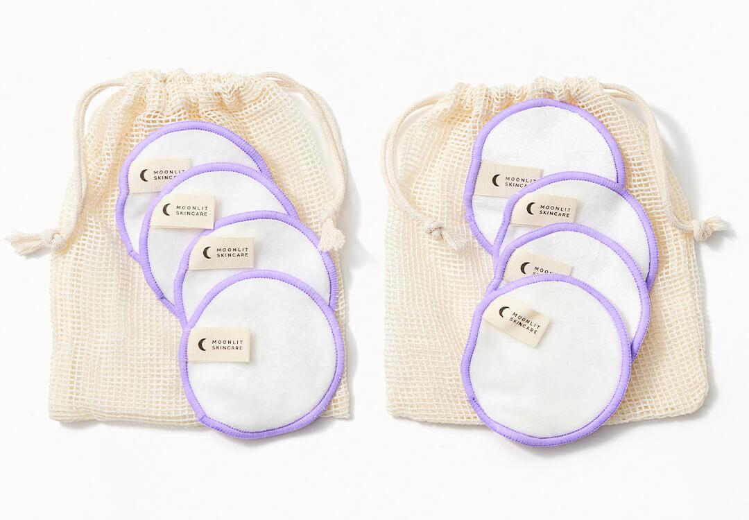 MOONLIT SKINCARE Reusable Cotton/Bamboo Rounds Mobile