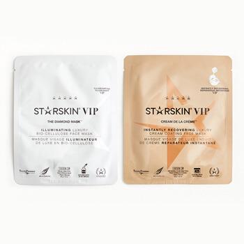 An image of STARSKIN VIP Cream De La Crème Instantly Recovering Luxury Cream Coating Face & THE DIAMOND MASK™ VIP Set. Mobile