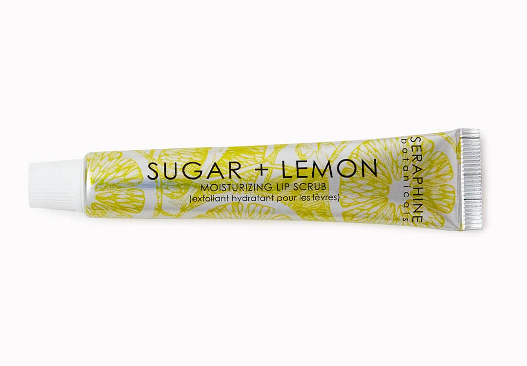 SERAPHINE BOTANICALS Sugar + Lemon Moisturizing Lip Buffer Mobile