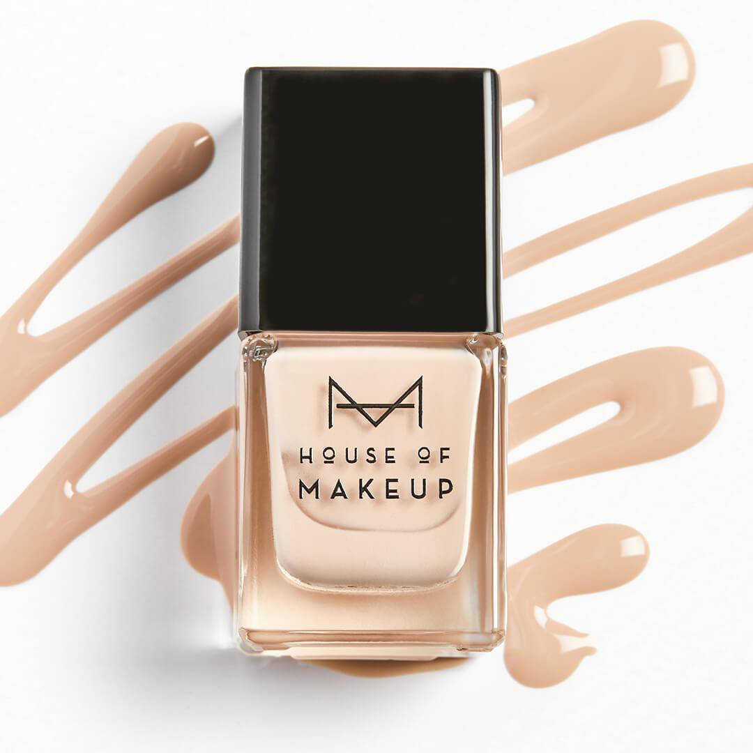 HOUSE OF MAKEUP Nail Lacquer in Flat White Mobile