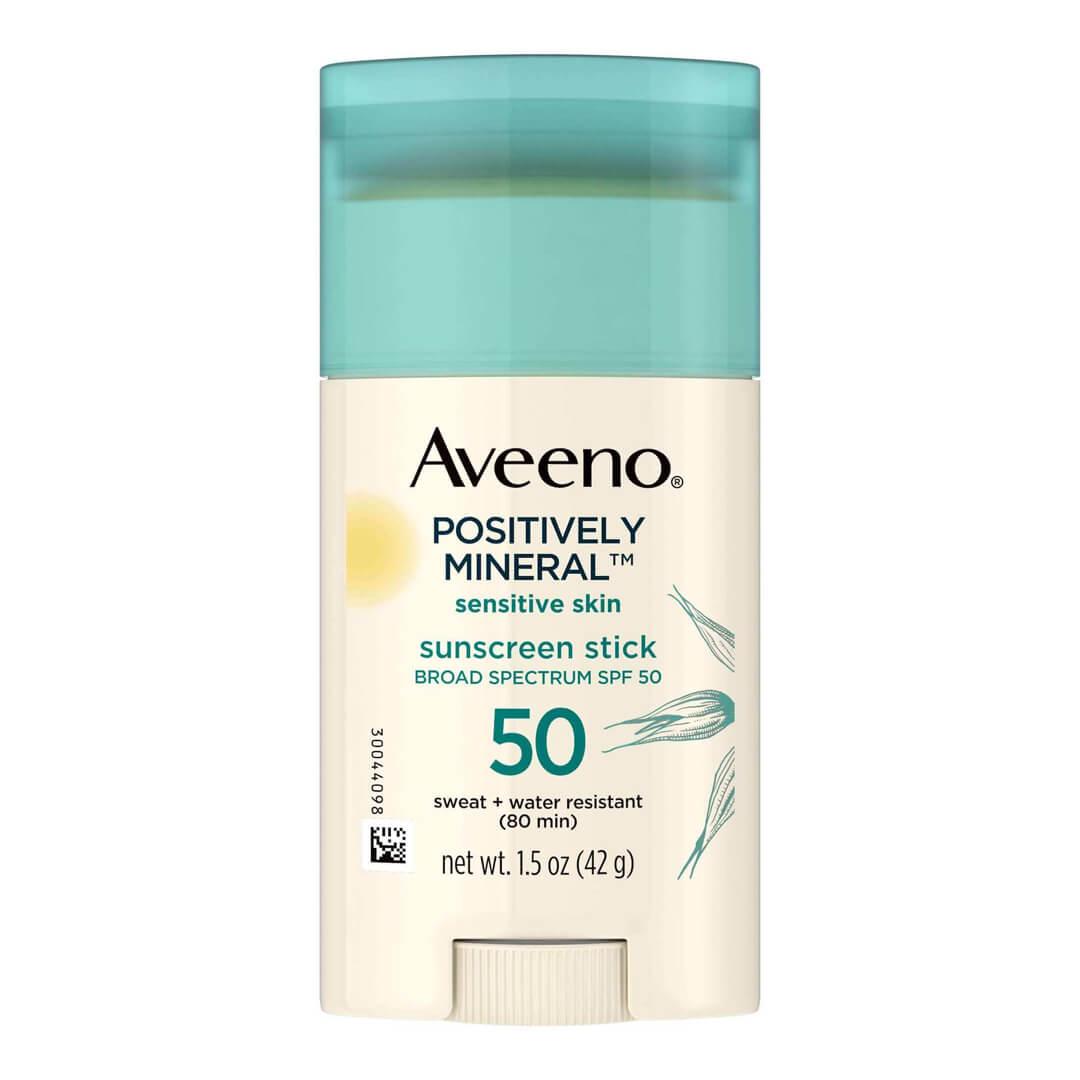 AVEENO Positively Mineral™ Sunscreen Stick, SPF 50 Mobile