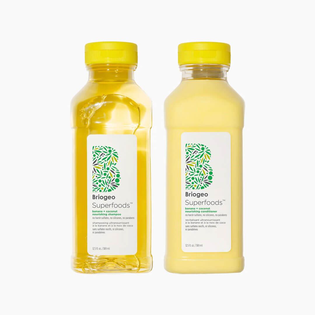BRIOGEO Banana + Coconut Nourishing Shampoo + Conditioner Desktop