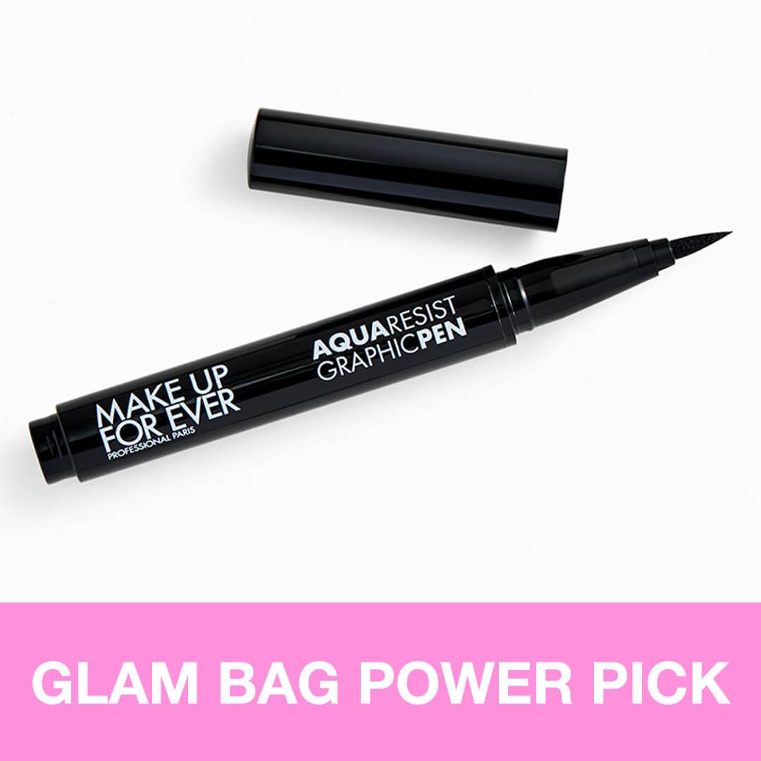 MAKE UP FOR EVER Aqua Resist Graphic Pen 24HR Waterproof Intense Eyeliner in Black Mobile