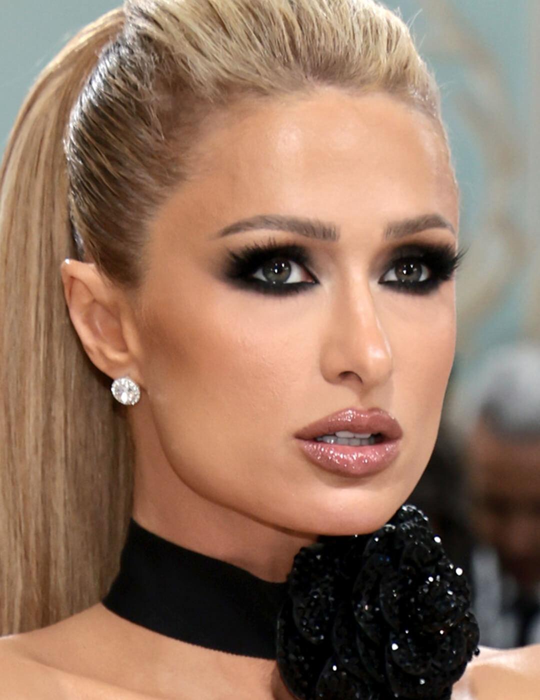 Paris Hilton attends The 2023 Met Gala Celebrating "Karl Lagerfeld: A Line Of Beauty" at The Metropolitan Museum of Art on May 01, 2023 in New York City Mobile