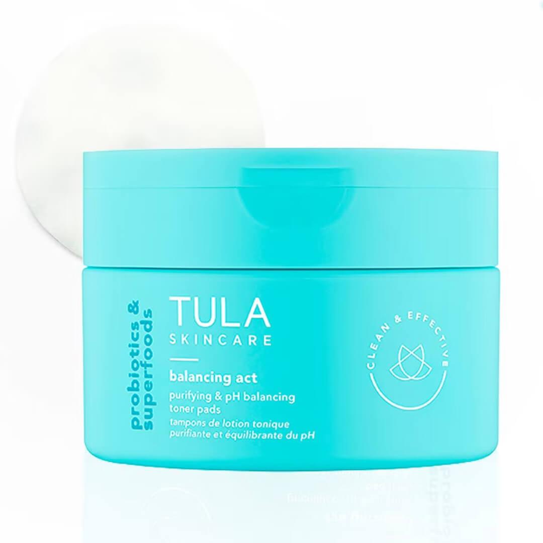 TULA Balancing Act Purifying & pH Balancing Biodegradable Toner Pads Desktop