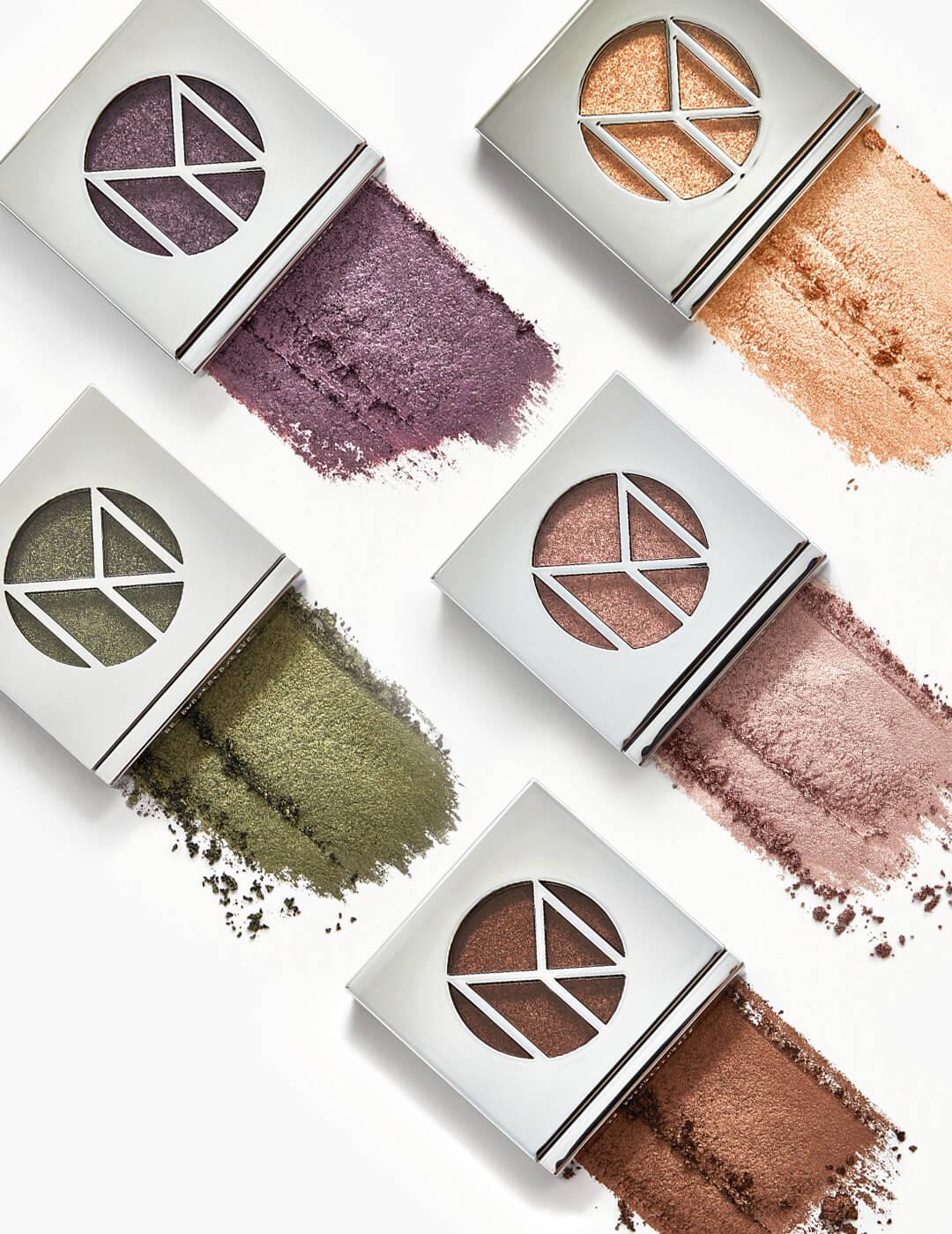 An image of IL MAKIAGE NEW YORK Color Boss Multi-Dimensional Eye Color in Shopaholic, Alter Ego, Eyes on the Prize, News Flash, and Jackpot. Desktop