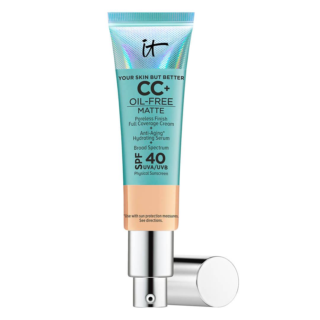 IT COSMETICS CC+ Cream Oil-Free Matte Full-Coverage Foundation with SPF 40 Desktop