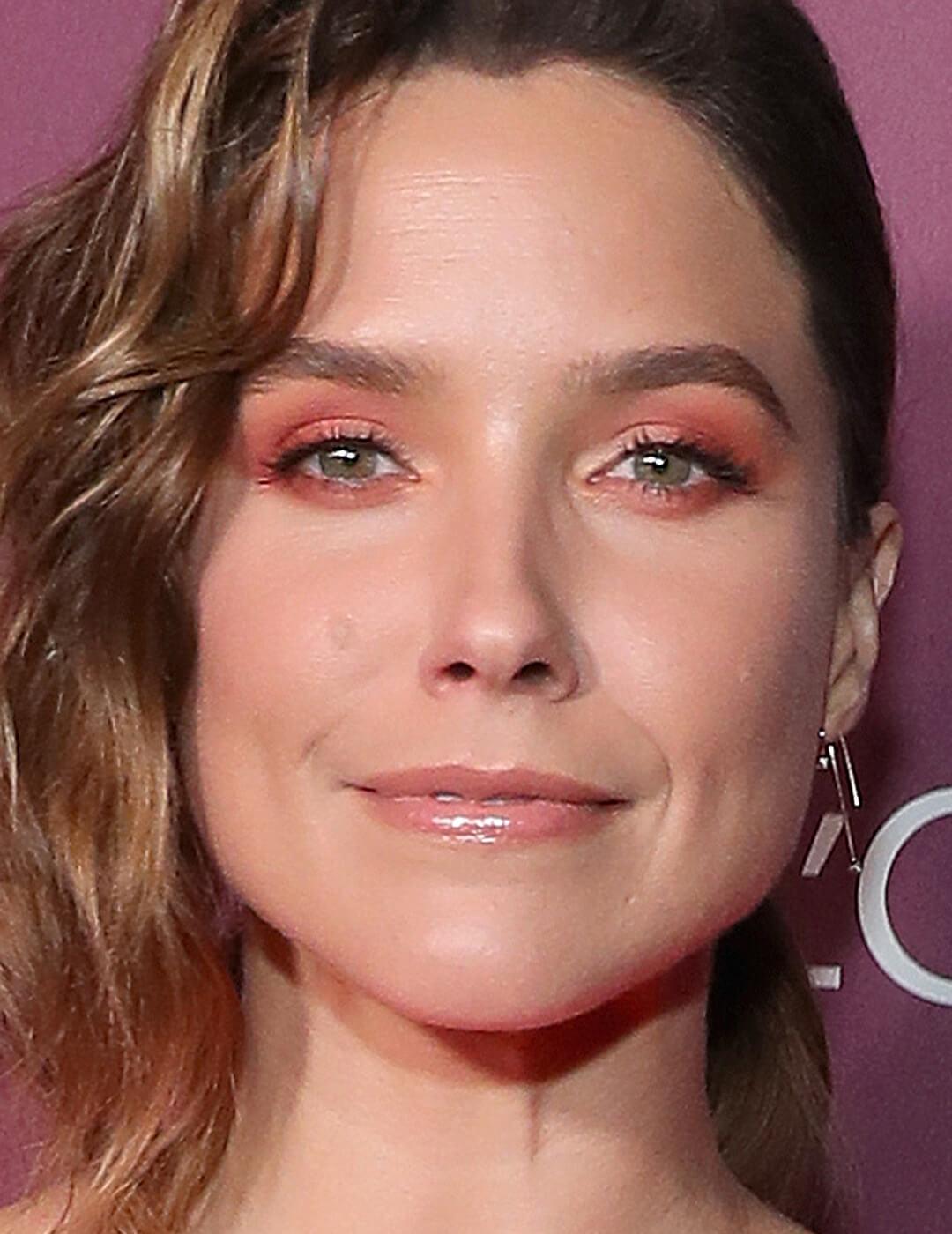 Close-up of Sophia Bush with a subtle sunset eyeshadow look Desktop