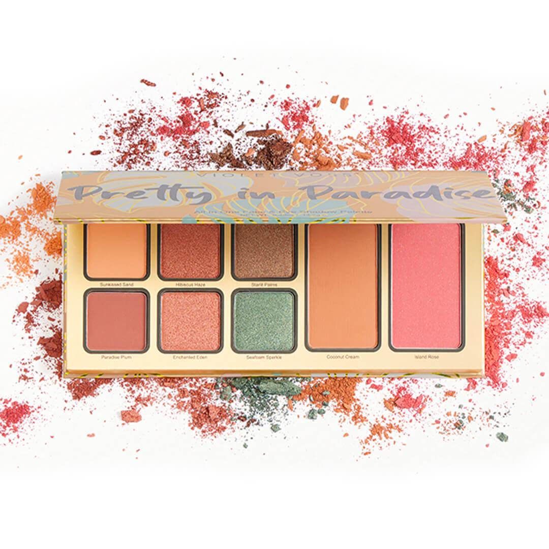 VIOLET VOSS Pretty in Paradise All in One Face & Eye Shadow Palette Desktop