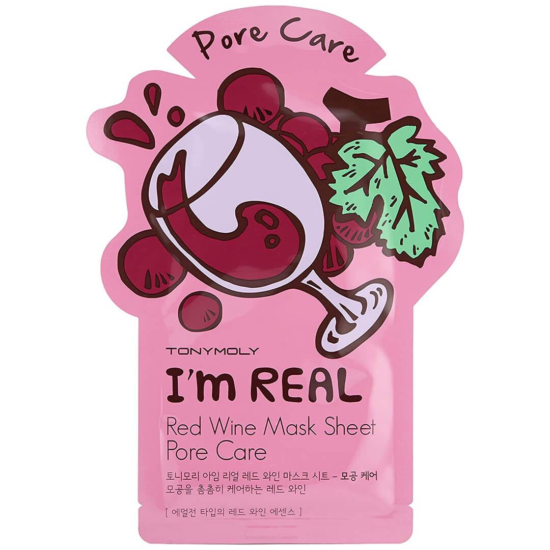 TONYMOLY I'm Real Red Wine Sheet Mask Desktop