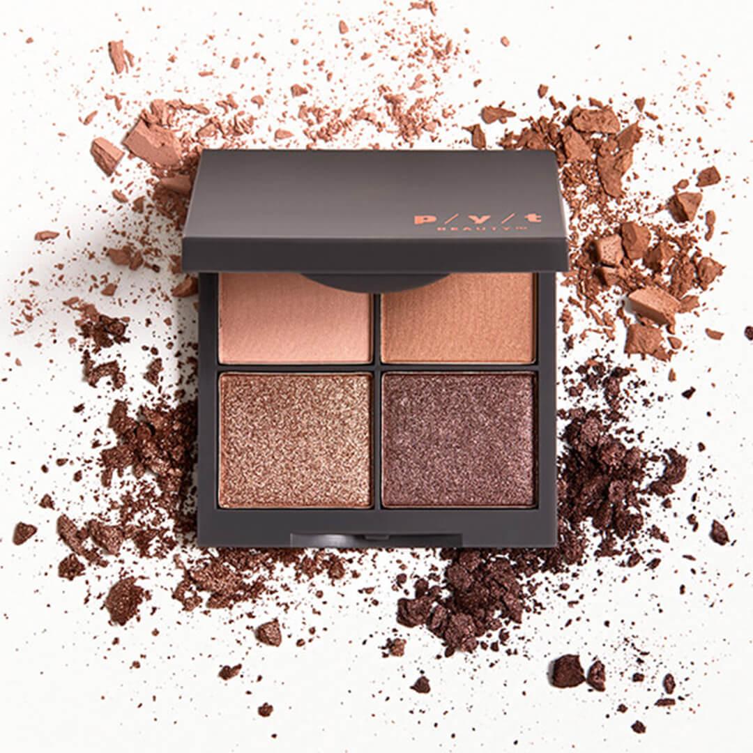 PYT BEAUTY Day-To-Night Eyeshadow / Cool Mini Quad Desktop
