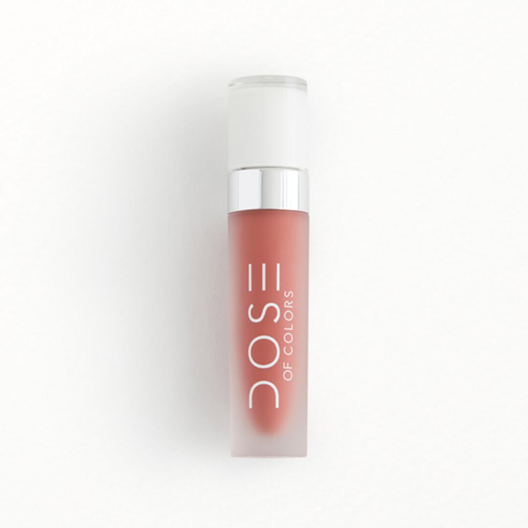 An image of DOSE OF COLORS Liquid Matte Lipstick in Campfire. Mobile