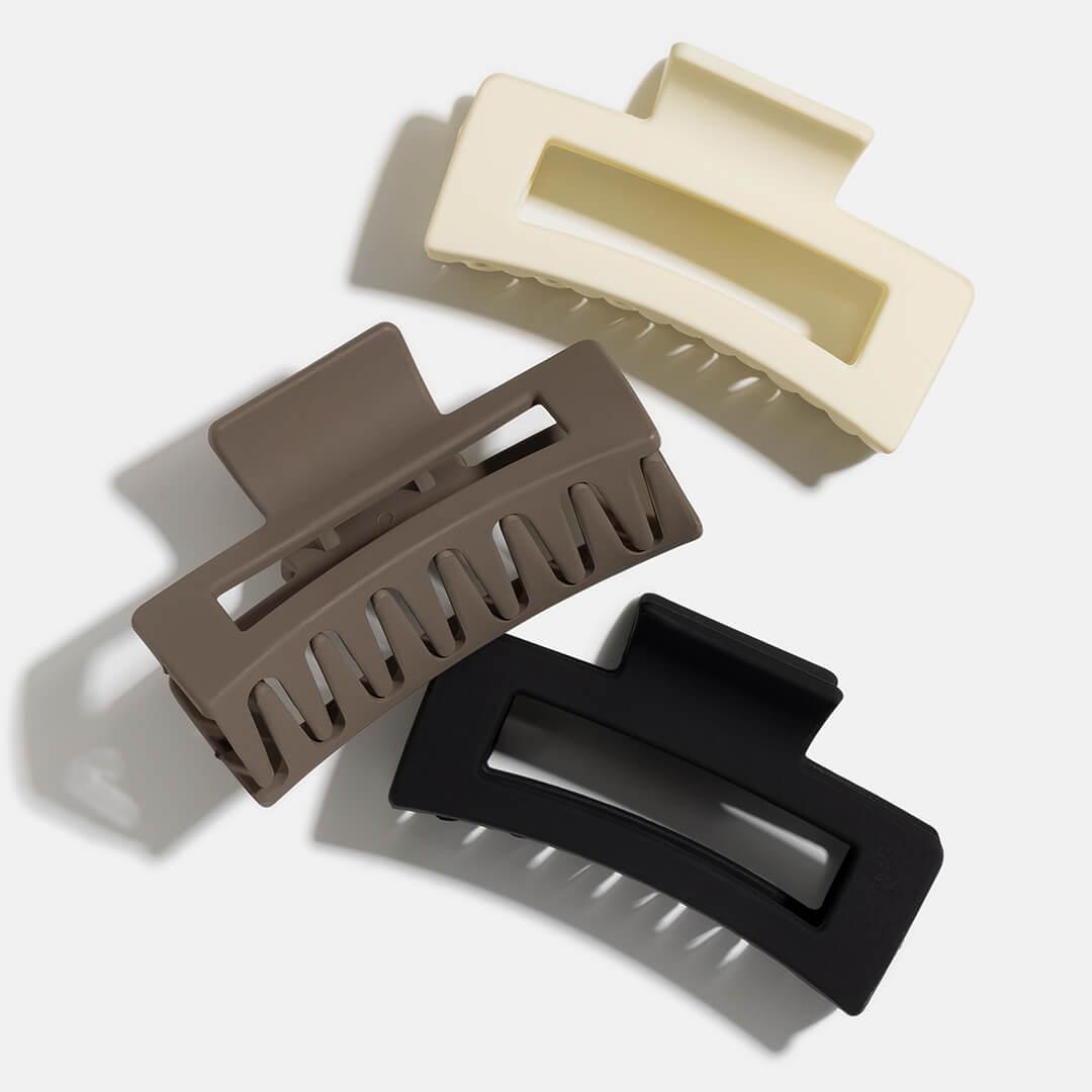 ETTIKA Neutral Hair Claw Set Mobile