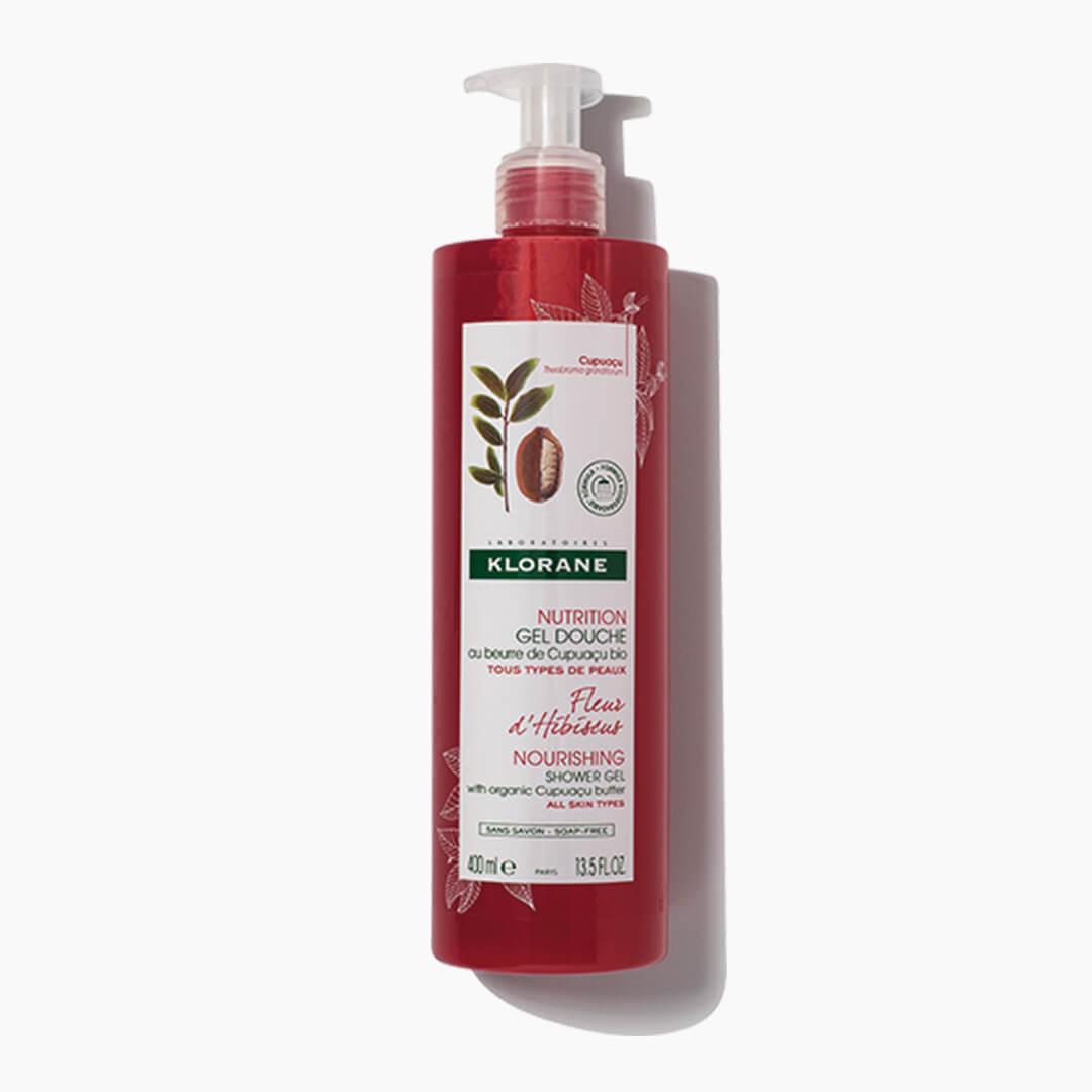 An image of KLORANE Hibiscus Flower Shower Gel with Cupuaçu Butter. Desktop