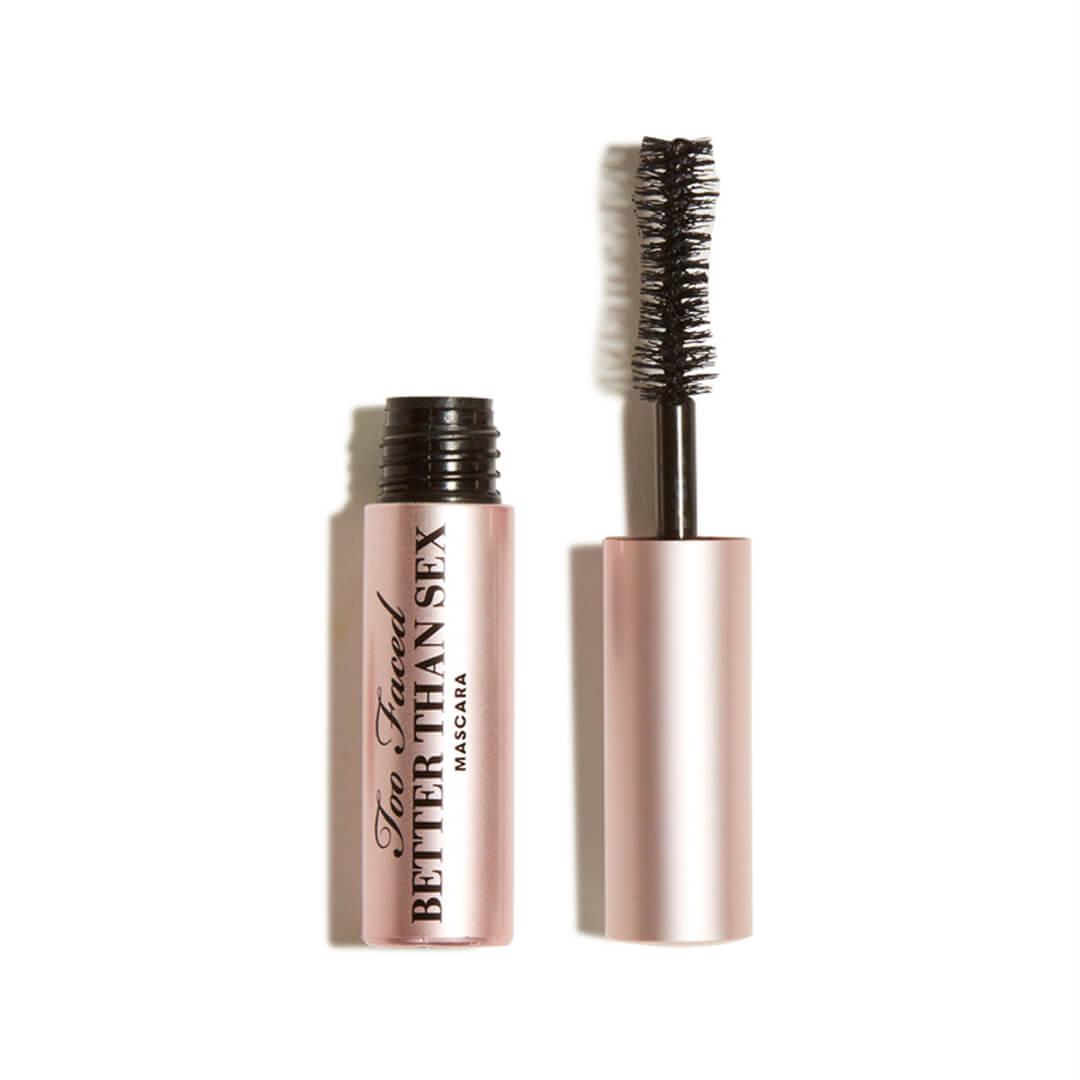 An image of a sample-sized TOO FACED Better Than Sex Mascara. Desktop