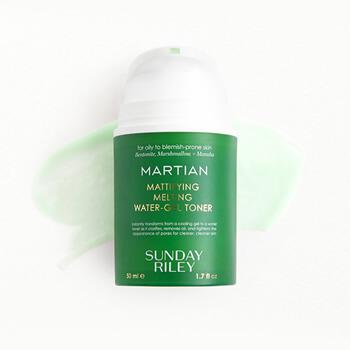 An image of SUNDAY RILEY Martian Mattifying Melting Water-Gel Toner. Mobile