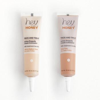 An image of HEY HONEY Trick and Treat Active Propolis Cream Concealer in Light to Medium & Deep Mobile