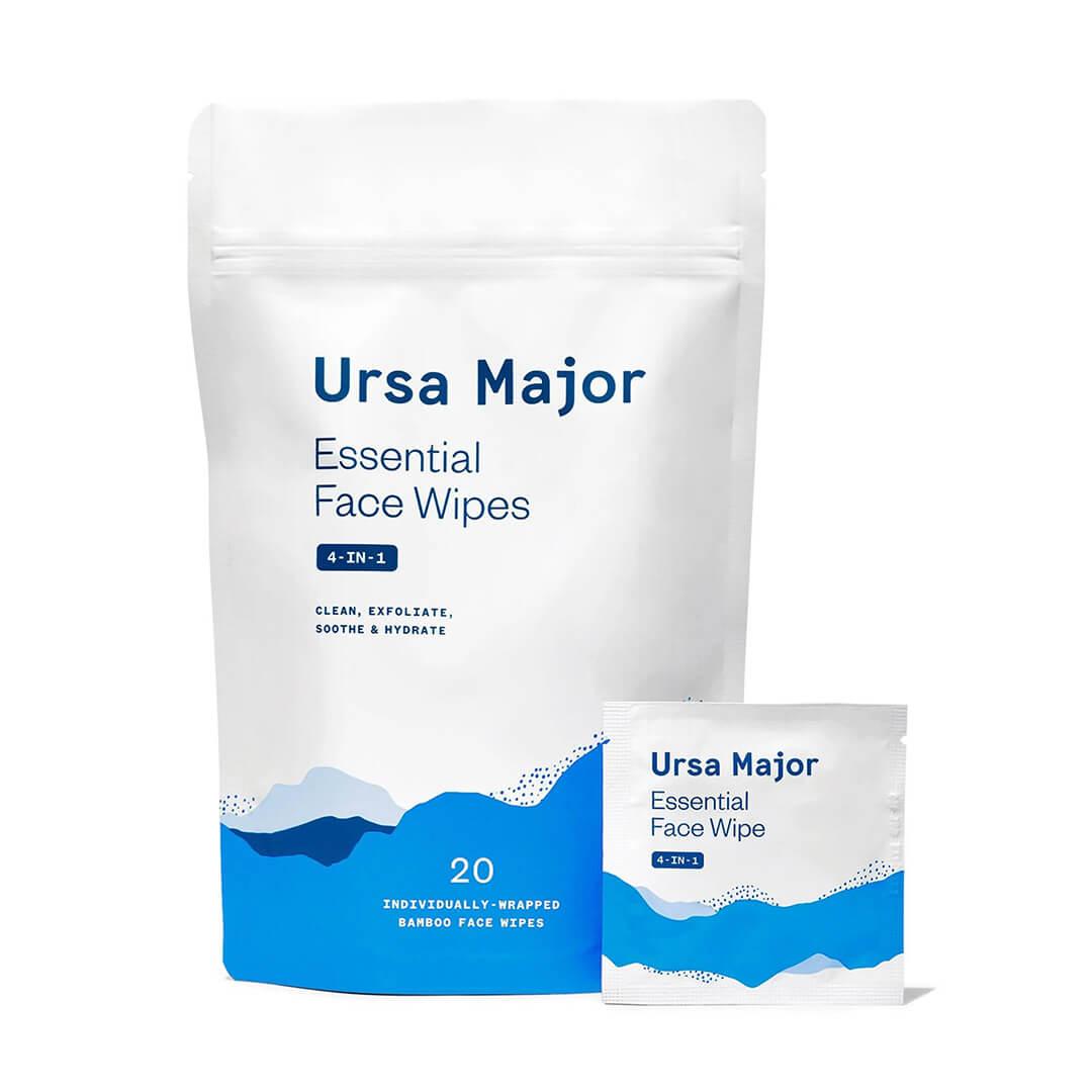 URSA MAJOR 4-in-1 Essential Face Wipes Desktop