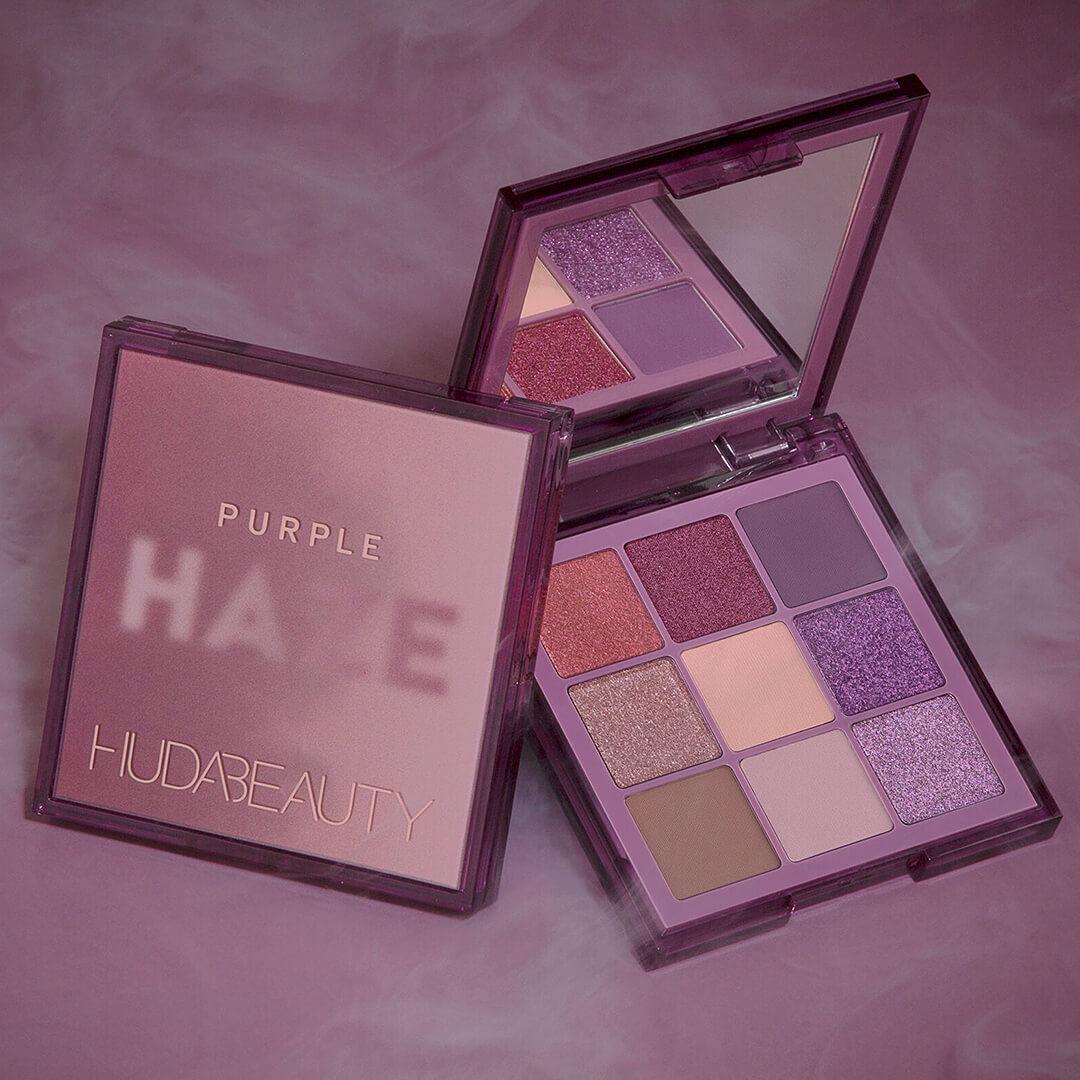 HUDA BEAUTY Haze Obsessions Eyeshadow Palette in Purple Desktop