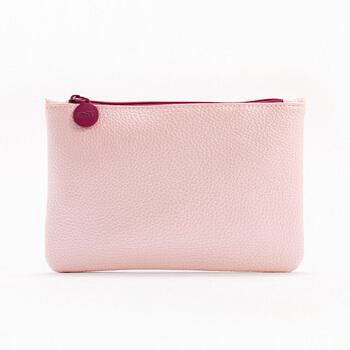 The February 2020 Glam Bag Plus design is a light pink vegan leather that goes well with everything. Mobile