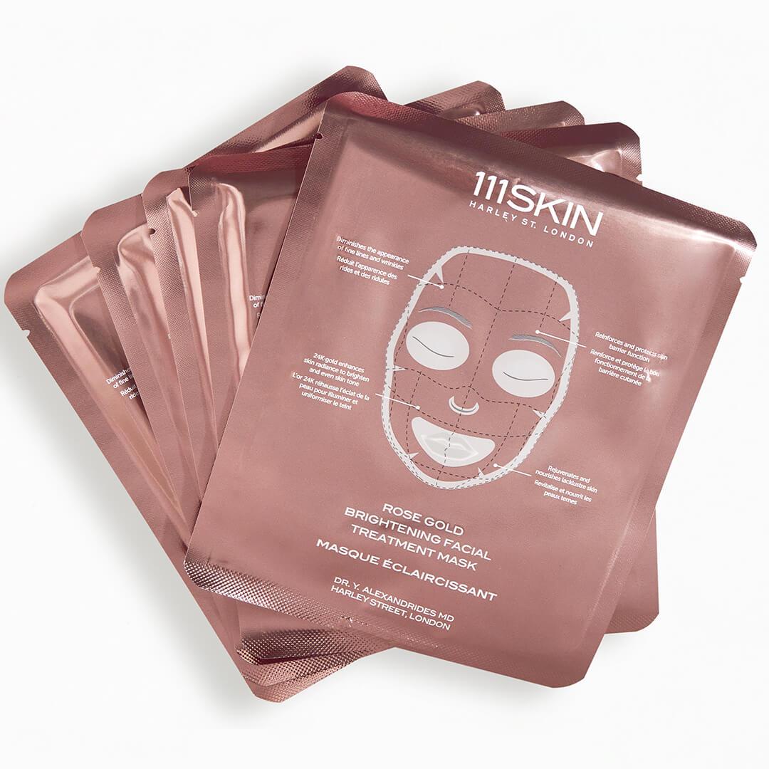 111SKIN Rose Gold Brightening Facial Treatment Mask Box Mobile